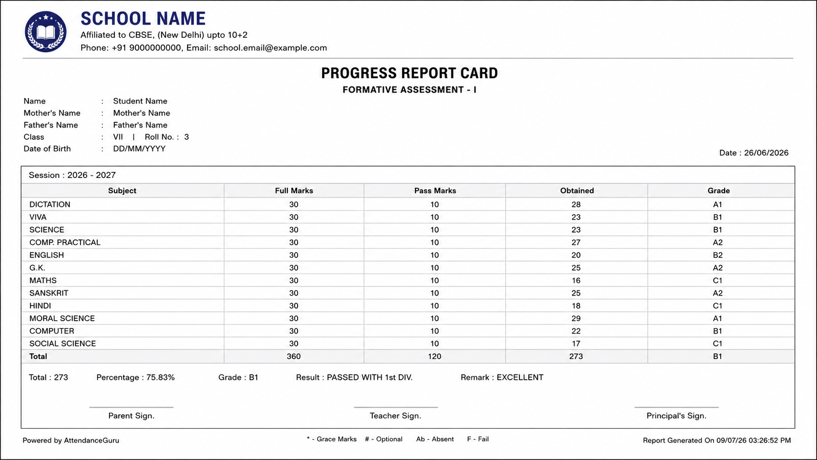 Exam & Result Management screenshot 4