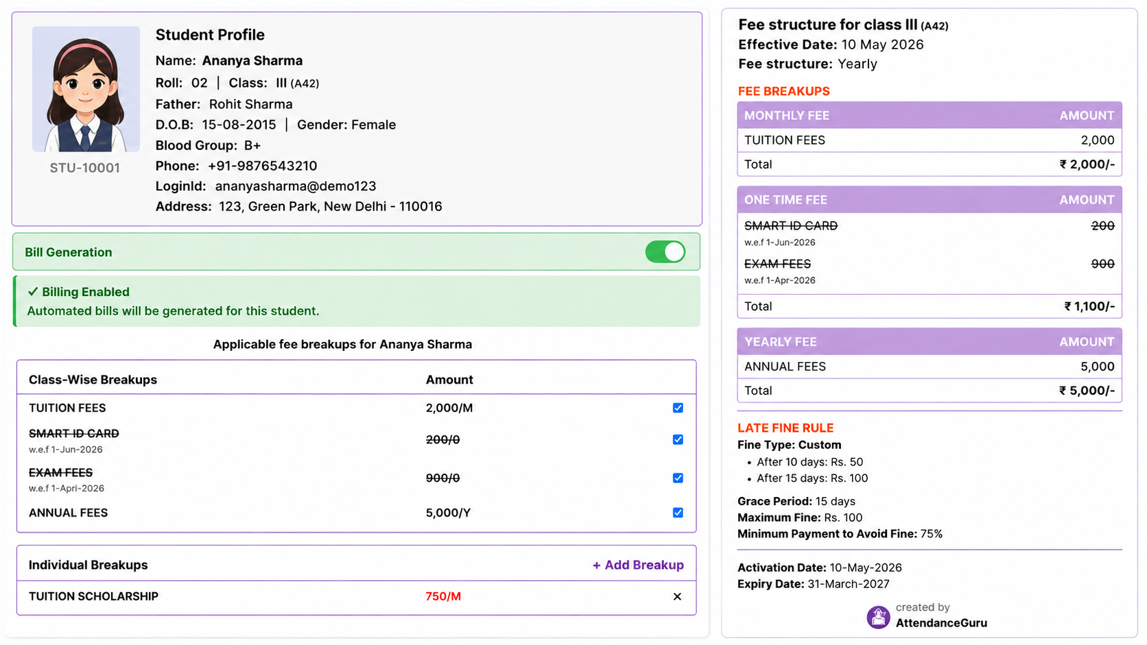 Fee Management & Collection screenshot 7