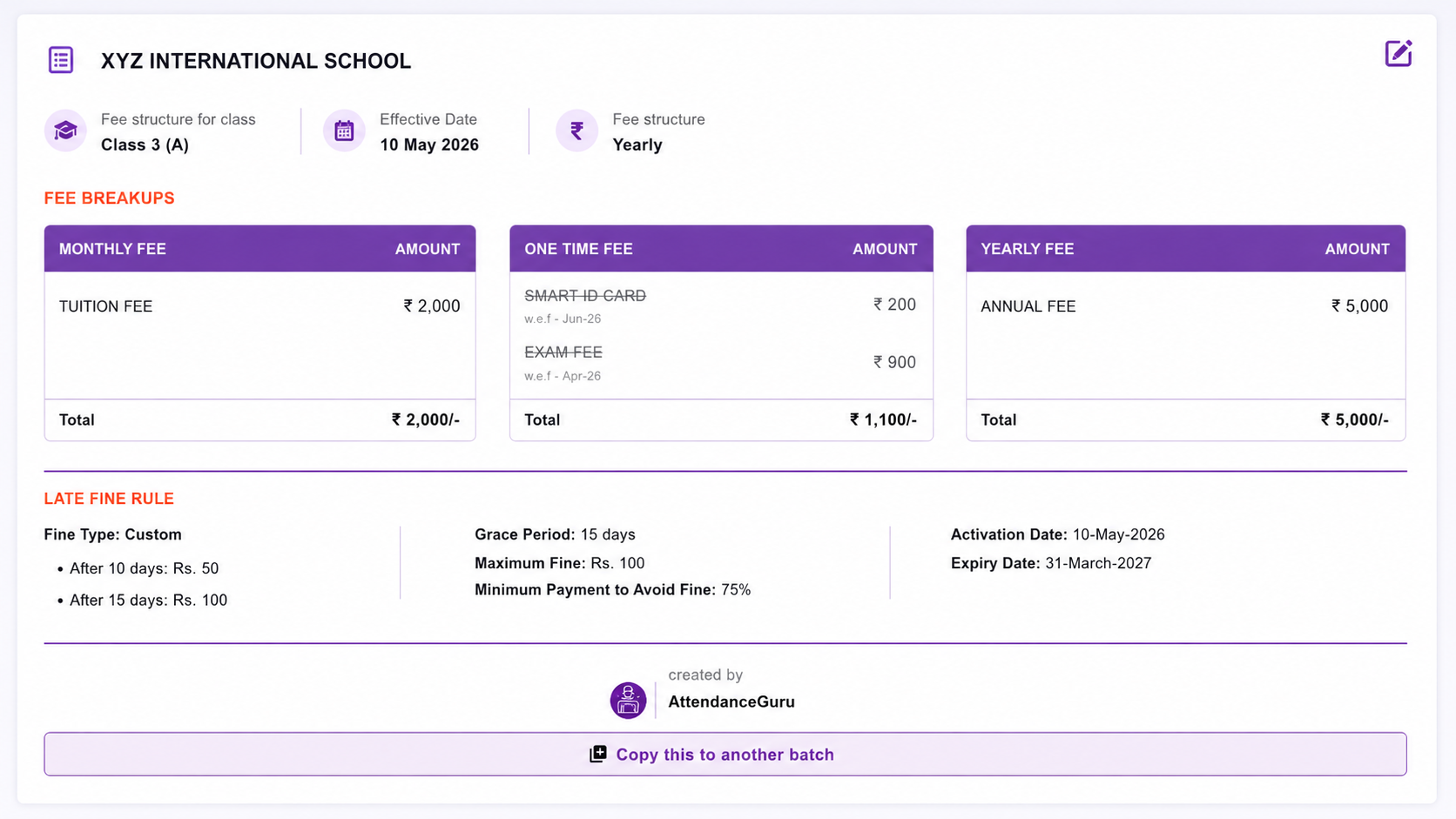 Fee Management & Collection screenshot 2
