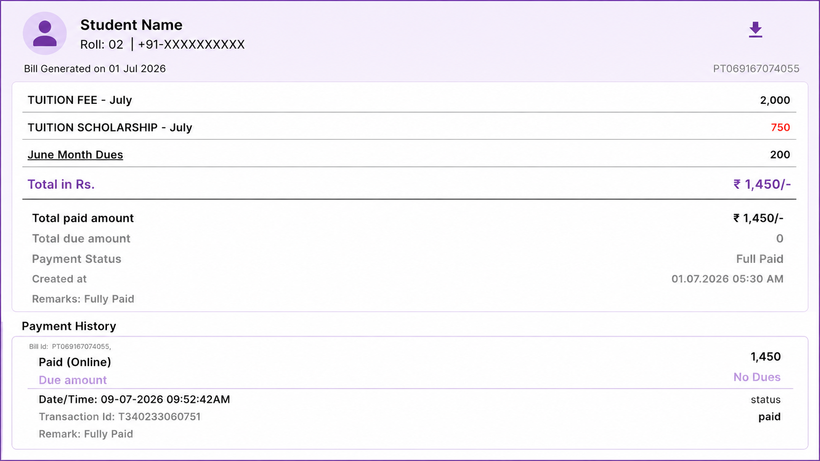 Fee Management & Collection screenshot 5