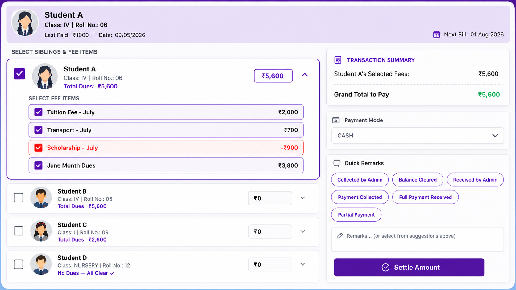 Fee Management & Collection screenshot 6