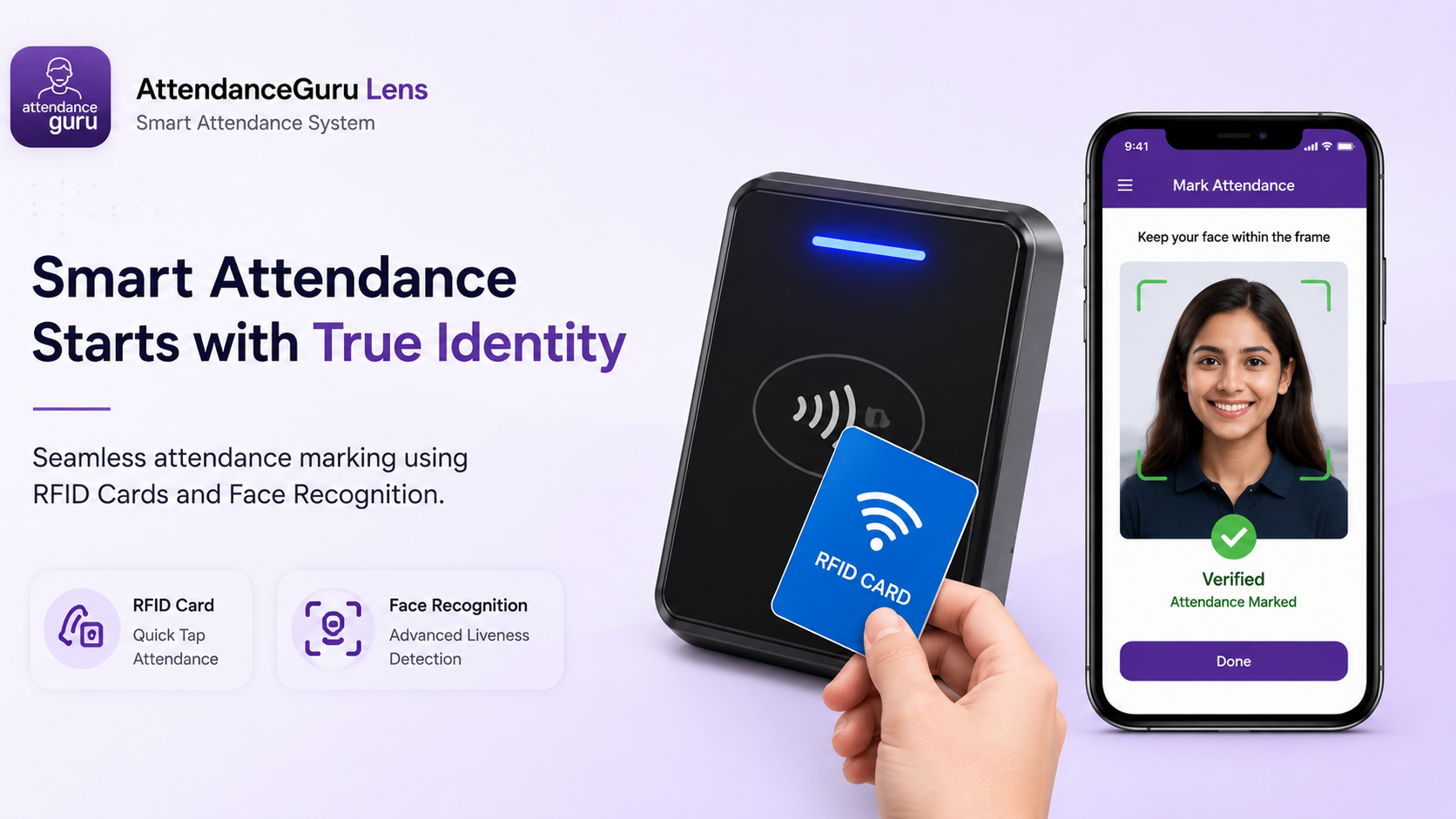 RFID & Face Recognition Attendance screenshot 2