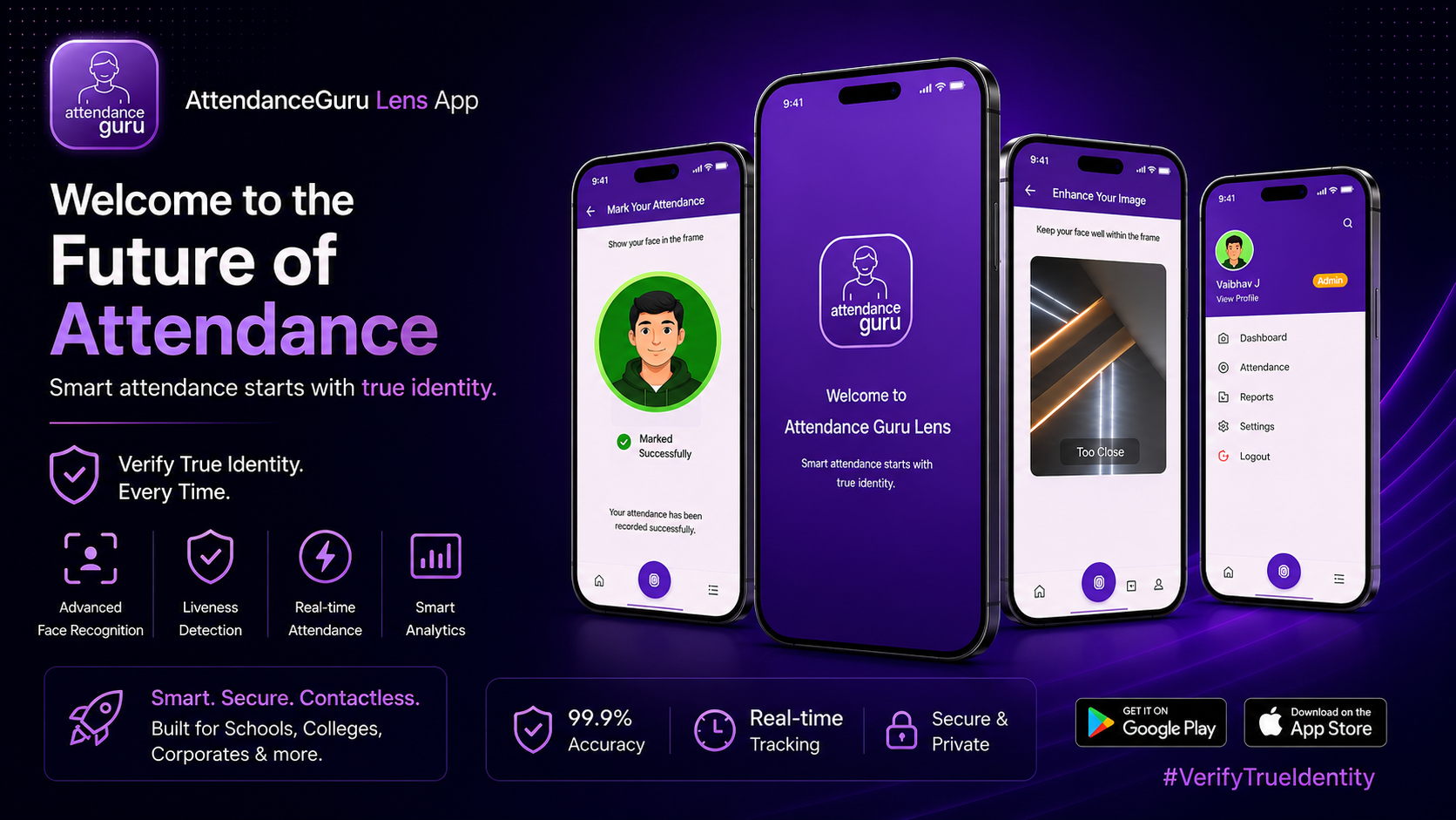 AttendanceGuru Lens – AI Face Attendance